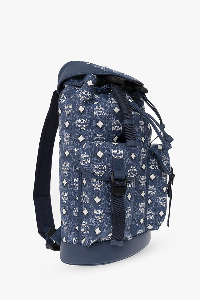 Navy blue hotsell mcm backpack